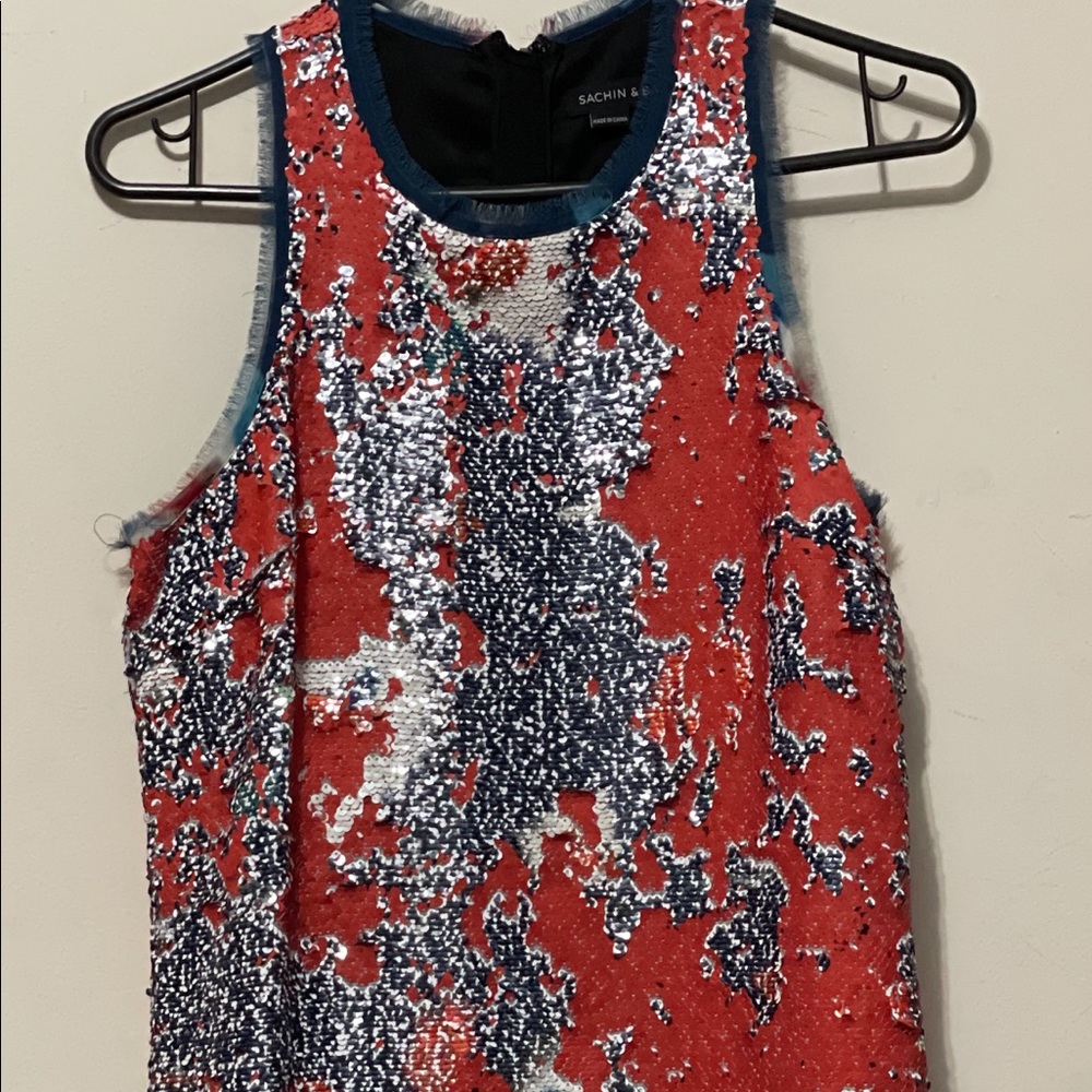 Sequins dress mini , sachin &babi size 2